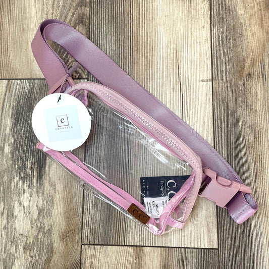 CC ROSE CLEAR FANNY PACK