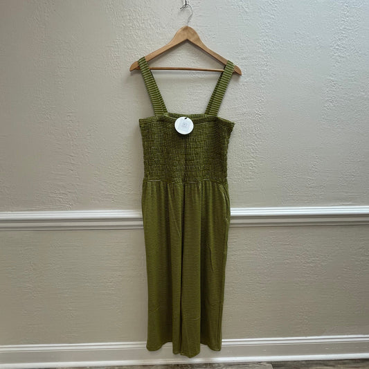 PLUS OLIVE JUMPSUIT